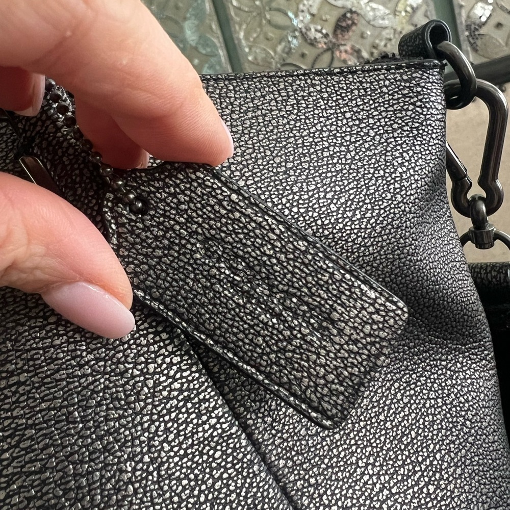 Coach Kelsey Metallic Tote/Crossbody Bag - Picture 4 of 12